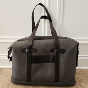 Vintage Polo Ralph Lauren Signature Logo Carry On Duffle Bag Green